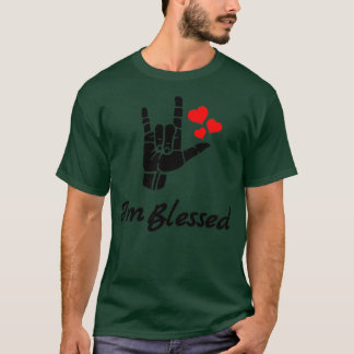 ISL27M BLESSED ASL-Zeichensprache-Design 1 T-Shirt