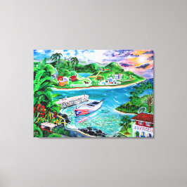 Isla Del Encanto - Kunst von Galina - Schweiz Leinwanddruck