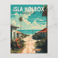 Isla Holbox Mexico Reisen Kunst Vintag