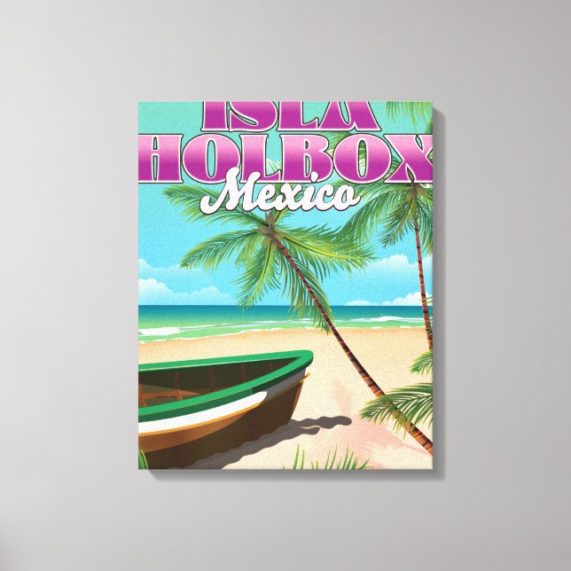 Isla Holbox Mexiko Leinwanddruck (Vorderseite)