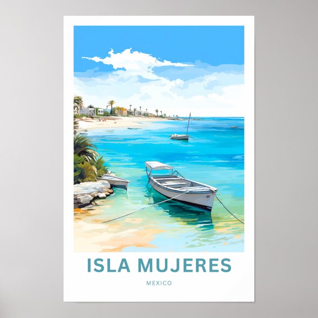Isla Mujeres Mexico Reisen Print Poster (Vorne)