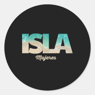 Isla Mujeres Mexiko Runder Aufkleber