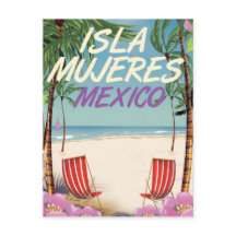 Isla-Mujeres-Mexiko-Strandposter
