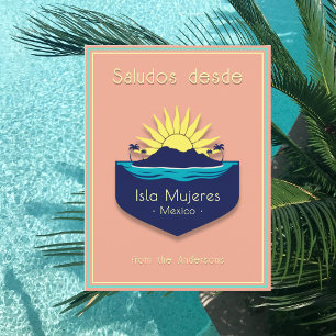 Isla Mujeres Mexiko Urlaub Postkarte