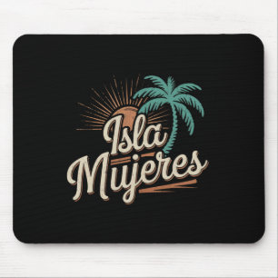Isla Mujeres Mexiko Urlaubs-Souvenirs Familie Urla Mousepad