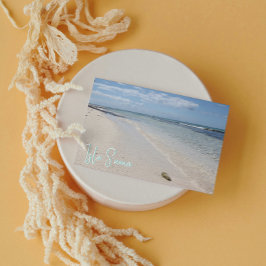 Isla Saona - Karibischer Strand mit Seashell Postkarte