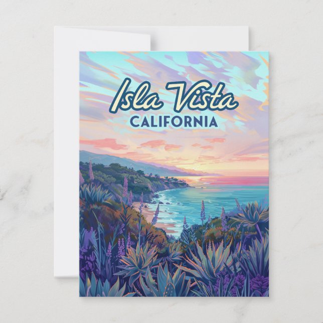 Isla Vista California Santa Barbara Goleta Card (Vorderseite)