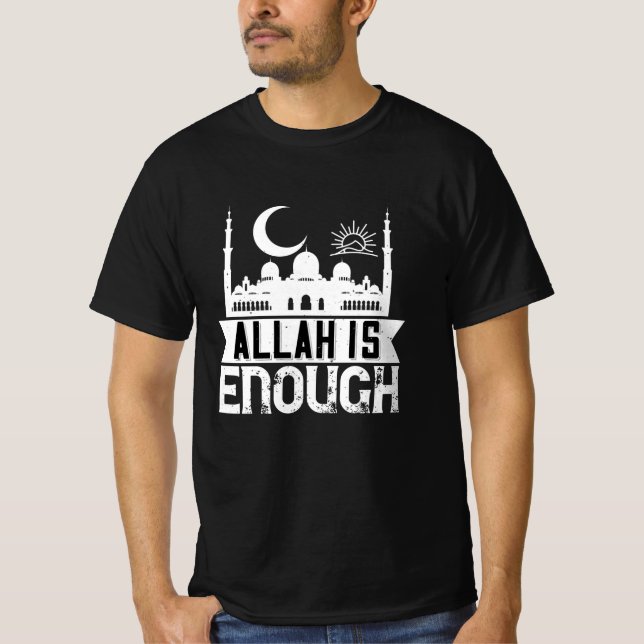 Islam - Allah ist genug T-Shirt (Vorderseite)