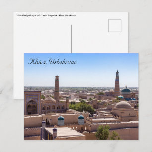 Islam-Chodja-Moschee und Zitadelle Kunya-ark - Chi Postkarte