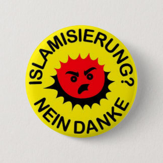Islam, Hass, Islamisierung, Button