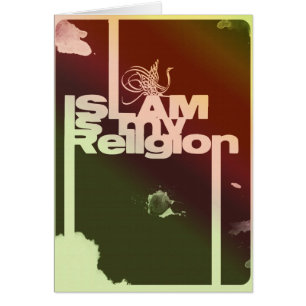 Islam ist meine Religion - islamischer arabischer