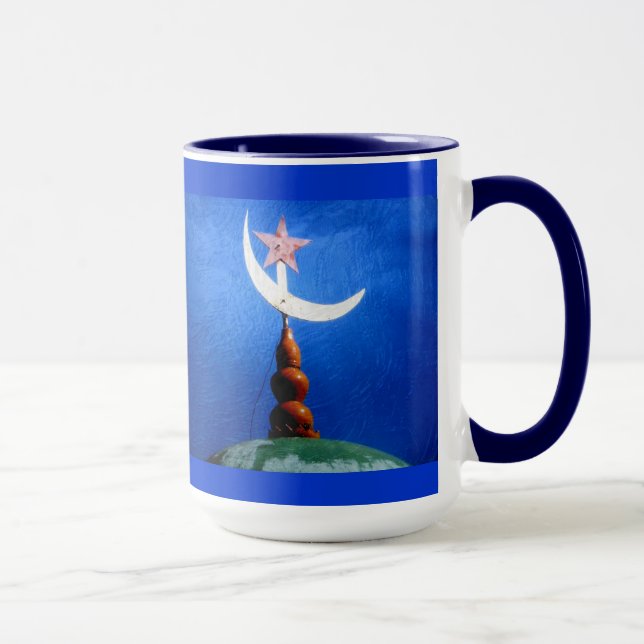 Islam-Symbol-Moscheen-Haube Tasse (Rechts)