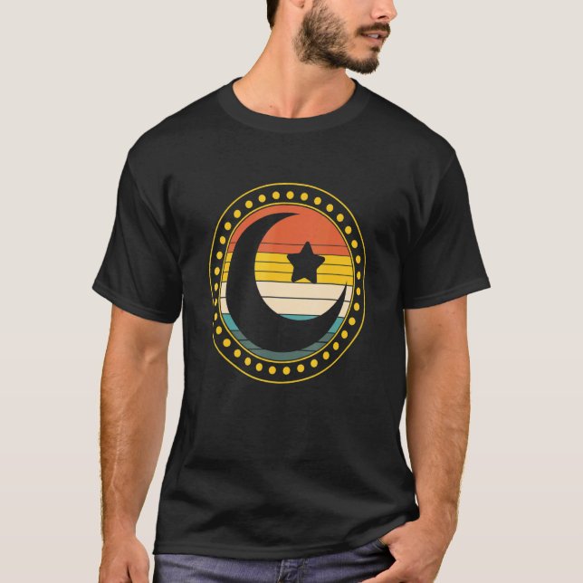 Islam-Symbol Moslem beten arabisch-islamisches Geb T-Shirt (Vorderseite)