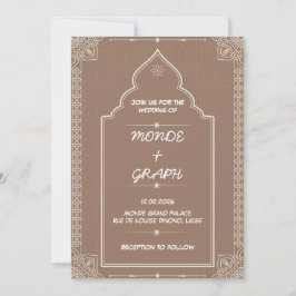 Islam Wedding Invitations Art