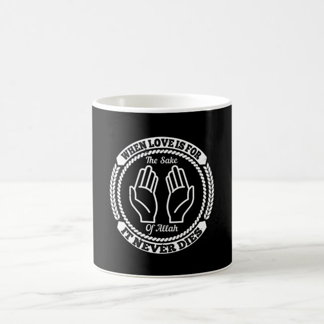 Islam, wenn Liebe zum Wohle Allahs ist Kaffeetasse (Mittel)