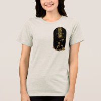 Islamic Art Gold Mond Ästhetik T-Shirt