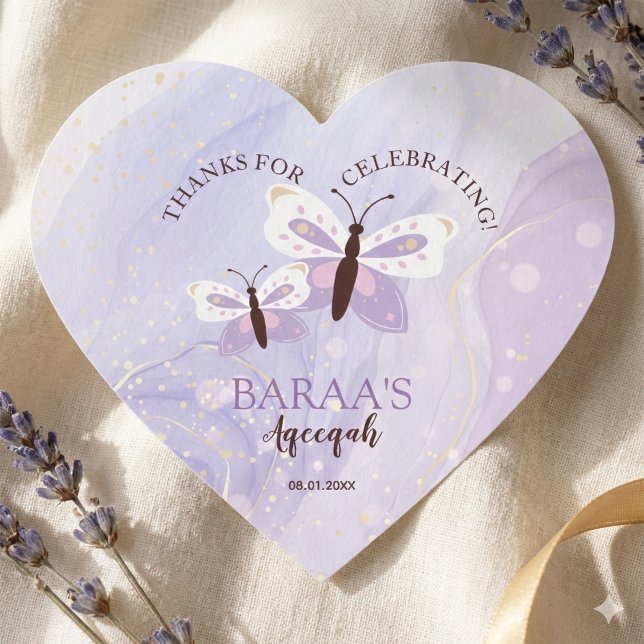 Islamic Baby Girl Aqeeqah Personalized Sticker (Von Creator hochgeladen)