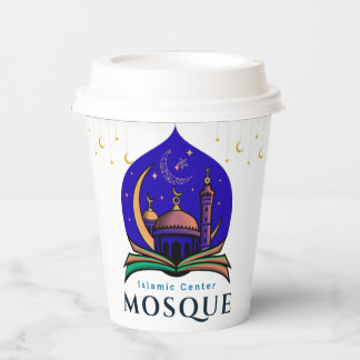 Islamic Center Kaffeetasse – Moschee und Halbmond  Pappbecher