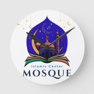 Islamic Center Mosque – Decorative Wall Clock Runde Wanduhr