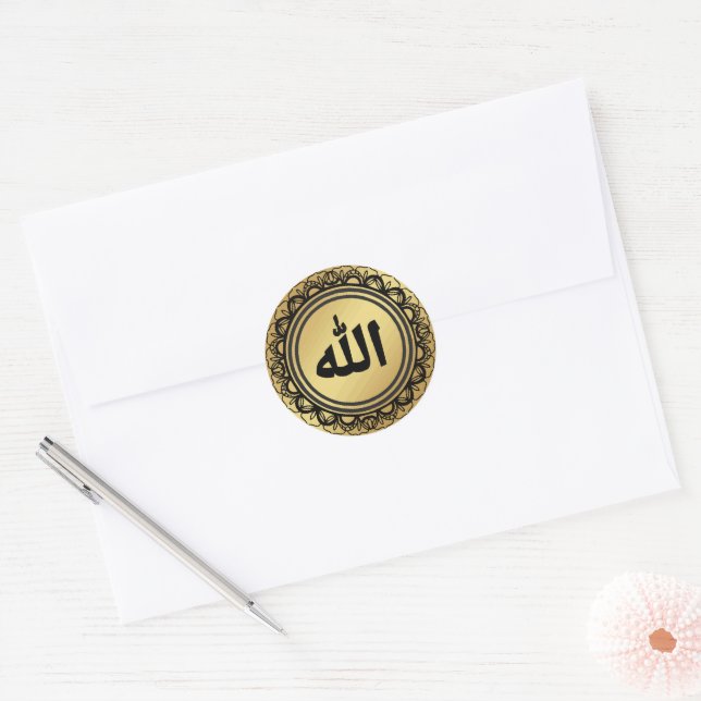 islamisch runder aufkleber (Umschlag)