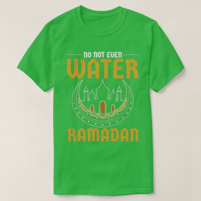 Islamische Fastenzeit der muslimischen Moschee Isl T-Shirt (Design vorne)