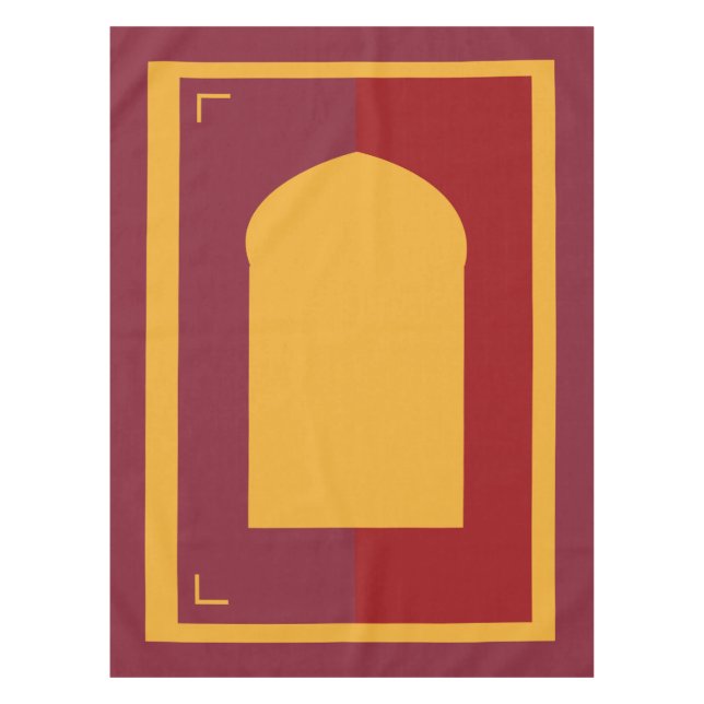 Islamische Gebetsmasse Tischdecke (Vorderseite)