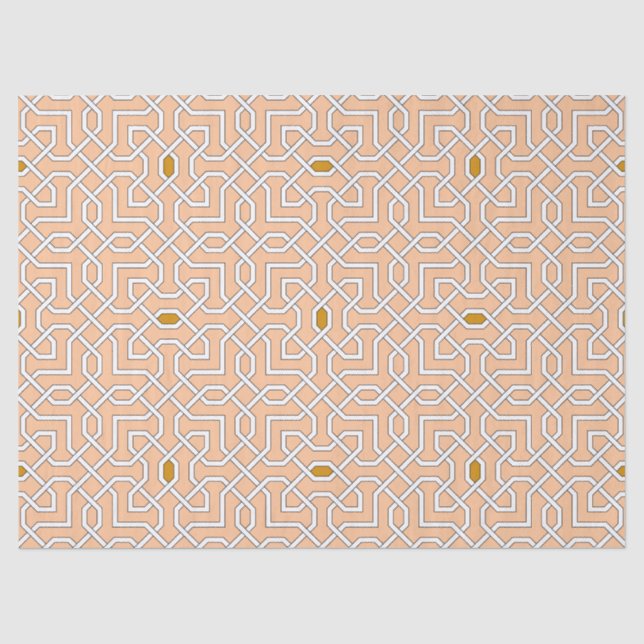 Islamische geometrische Muster Seidenpapier (Vorderseite)