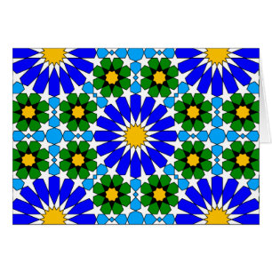 Islamische geometrische Musterkarte