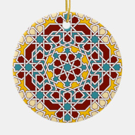 Islamische geometrische Musterverzierung Keramik Ornament