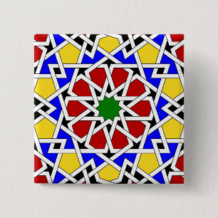 Islamische geometrische Taste Button