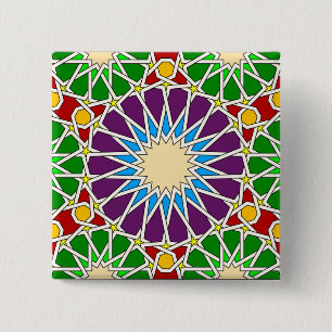 Islamische geometrische Taste Button