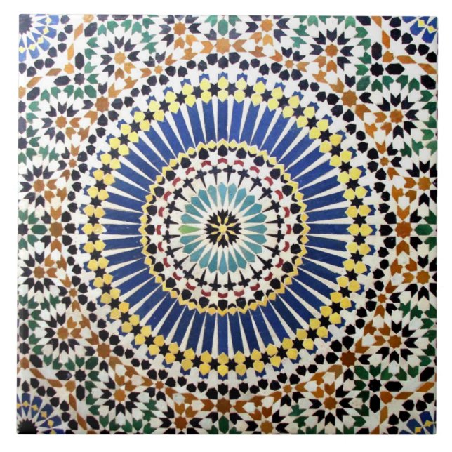 Islamische Kunst kopiert Keramik-Foto-Fliese Fliese (Vorderseite)