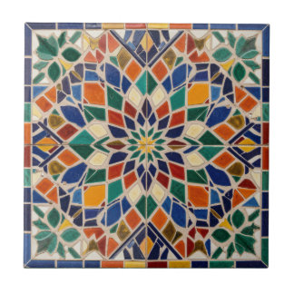Islamische Kunst Marokkanisches Mosaik Farbige Woh Fliese