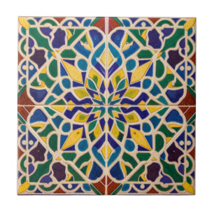 Islamische Kunst Marokkanisches Mosaik Farbige Woh Fliese
