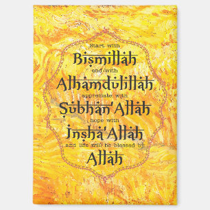 Islamische Kunst Ramadan Eid Dawah-Geschenk für Magnet