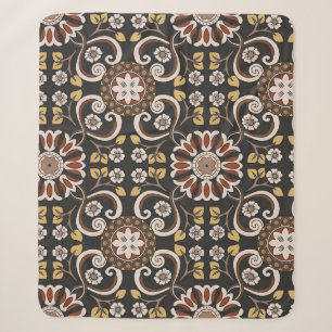 Islamische Medallion: Schönes Textilmuster. Sherpadecke