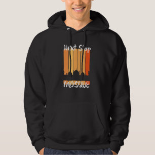 Islamische Moschee Masjid Retro Grafik Hoodie