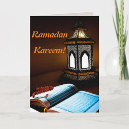 Islamische moslemische Gruß-Karte Ramadans Kareem Karte