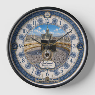 Islamische traditionelle dekorative Quarzuhr Uhr