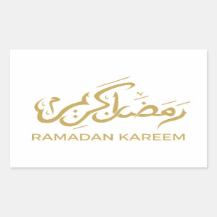 Islamischer arabischer Ramadan Kareem Rechteckiger Aufkleber