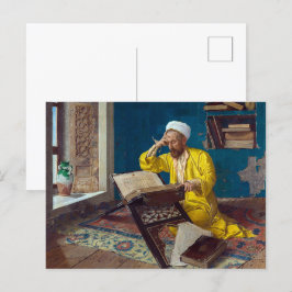 Islamischer Theologe mit Koran | Osman Hamdi Bey | Postkarte
