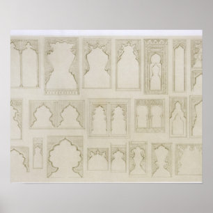 Islamischer und maurischer Bogen entwirft für Poster