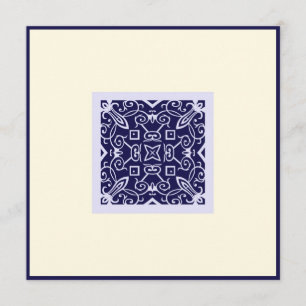 Islamisches arabisches blaues einladung