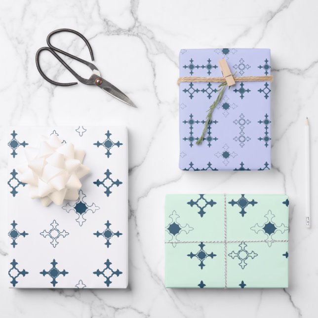 Islamisches arabisches Muster Geschenkpapier Set (Vorderseite)