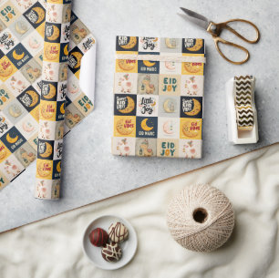 Islamisches Eid-Einwickelpapier für Kinder Eid-G Geschenkpapier