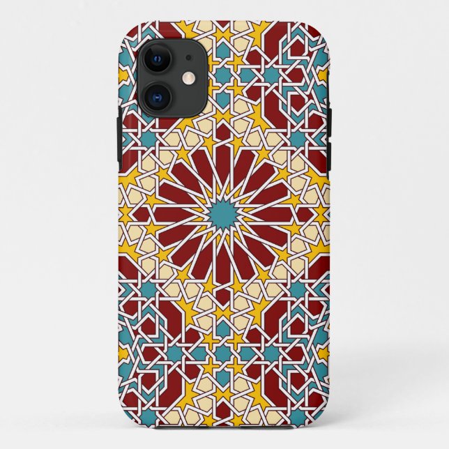 Islamisches geometrisches Gehäuse Case-Mate iPhone Hülle (Rückseite)