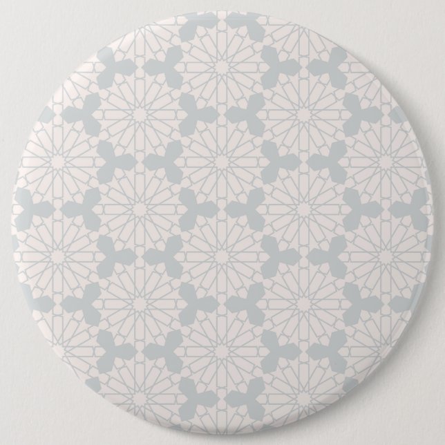 Islamisches geometrisches Muster Button (Vorderseite)