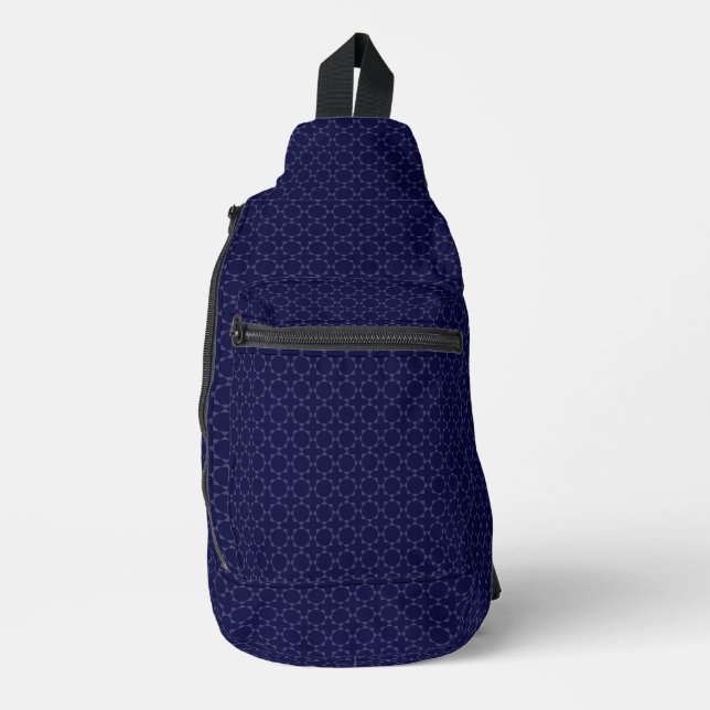 Islamisches geometrisches Muster Crossbody Bag (Vorderseite)