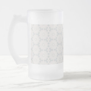 Islamisches geometrisches Muster Mattglas Bierglas