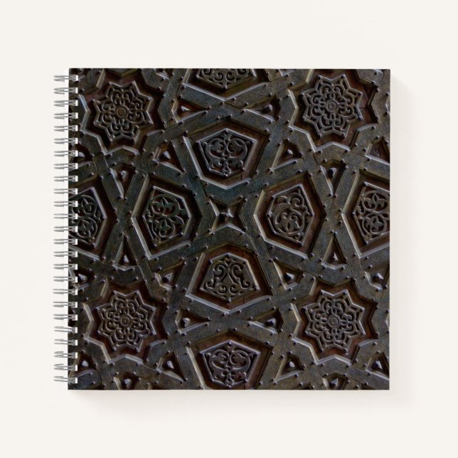 Islamisches geometrisches Muster Notizbuch (Vorderseite)